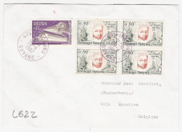 L622 - Lettre De Guyane De 1987 à Iracoubo Pour La Belgique - Lettres & Documents