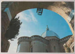 Cartolina Viaggiata Affrancata Loreto Absidi Della Basilica 1986 Francobollo Castello Di Bosa 450 Lire - Macerata