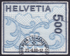 Schweiz: SBK-Nr. 998 (NABA St. Galler Stickerei 2000) ET-gestempelt - Usados