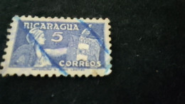 NİARAGUA- 1890-00   5  C.     DAMGALI - Nicaragua