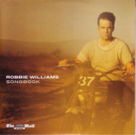 ROBBIE WILLIAMS - CD PROMO SUNDAY MAIL  - POCHETTE CARTON 12 TRACKS LIVE & STUDIO - Autres - Musique Anglaise