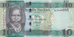 BILLETE SUDAN DEL SUR 10 POUNDS 2015 P-12a SIN CIRCULAR - Otros – Africa