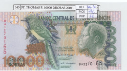 BILLETE ST. THOMAS Y PRINCIPE 10.000 DROBAS 2004 P-66c SIN CIRCULAR - Sonstige – Afrika