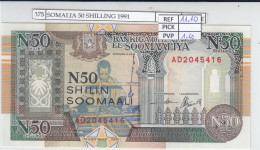 BILLETE SOMALIA 50 SHILLING 1991 P-R2a.1 SIN CIRCULAR - Andere - Afrika