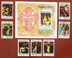 Grenada Grenadines - Easter - Crucifixion Paintings (Complete Series) - 1975 - Grenada (1974-...)