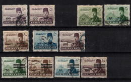 EGYPTE         Timbres Oblitérés Entre 1939 Et 1948 - Used Stamps