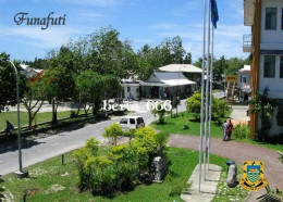 Tuvalu Funafuti Street Scene New Postcard - Tuvalu