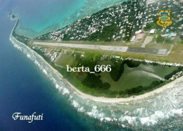 Tuvalu Funafuti Fongafale Runway Aerial View New Postcard - Tuvalu