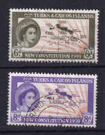 Turks & Caicos Is: 1959   New Constitution     Used - Turks- En Caicoseilanden