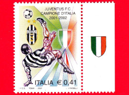 Nuovo - MNH - ITALIA - 2002 - Juventus Campione D'Italia 2001-2002 - Giocatore - 0,41 - 2001-10: Ungebraucht