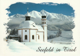 2 AK Österreich / Tirol * Die Seekirche Heiliges Kreuz (auch Seekirchlein Genannt) Bei Seefeld Winter- Und Sommeransicht - Seefeld