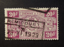 België - Belgique - 1923  - TR  163  -  Spoorweg - Timbres Chemins De Fer  Obl/Gestemp. Remicourt 1929 - Usados