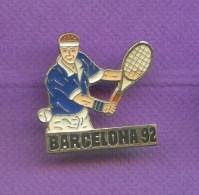 Rare Pins Tennis Barcelone Espagne 1992 Q795 - Tenis