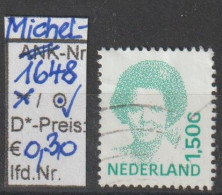 1998 - NIEDERLANDE - FM/DM "Königin Beatrix" 1,50 G Bläul'grün - O  Gestempelt - S.Scan (1648o Nl) - Usati