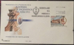 FDC  2003.- Academia De Ingenieros Del Ejercito. - FDC