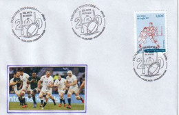 2023. ANDORRA.  Coupe Du Monde De Rugby En France - Rugby World Cup. Premier Jour - Lettres & Documents