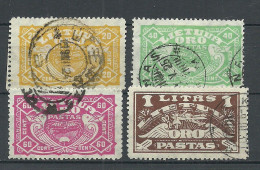 LITAUEN Lithuania 1924 Michel 220 - 223 O - Lituania