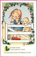Enfants - Illustration - Dessin - Carte Format CPA - Voir Scans Recto-Verso - Dessins D'enfants