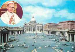 Vatican - La Place Et La Basilique Saint Pierre - Automobiles - Autocars - Bus - CPM - Voir Scans Recto-Verso - Vaticaanstad