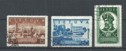 LITHUANIA Litauen 1940 Michel 443 - 445 O - Litauen