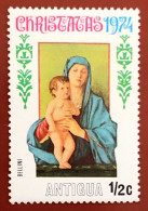 Antigua -  Christmas 1974: "Madonna And Child" Paintings - 1960-1981 Autonomie Interne