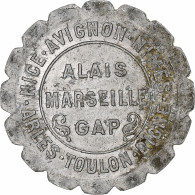 France, Chambre De Commerce Région Provençale, 10 Centimes, 1921, TTB+ - Monétaires / De Nécessité