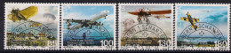 2010  Schweiz   Mi. 2140-43 FD-.used   100 Jahre Luftfahrt In Der Schweiz - Used Stamps