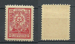 LITAUEN Lithuania 1923 Michel 218 MNH - Litauen