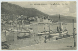 Monaco, Monte Carlo, Vue Générale, Le Port (lt8) - Porto