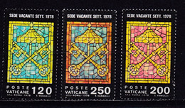 VATICAN, 1978, MNH Stamp(s) , St. Peter Keys, Michel Nr(s). 729-731, Scannr. 4689 - Ungebraucht