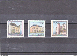 LUXEMBOURG 1993 DEMEURES ANCIENNES Yvert 1270-1272, Michel 1320-1322 Neuf** MNH Cote 8 Euros - Nuovi
