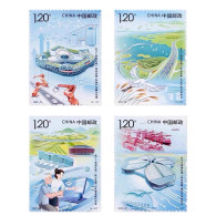 China MNH Stamp,2023 Integrated Development Of The Yangtze River Delta,4v - Nuovi