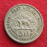 East Africa 50 Cents 1956 H  Africa Oriental Afrique Afrika  W ºº - Other - Africa