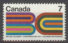 Canada 1971. Columbia Britanica . Sc=552 (**) - Neufs