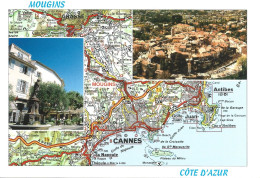 Ref ( 19568 )  Mougins - Carte Geografiche