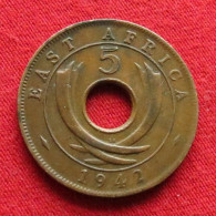 East Africa 5 Cents 1942 SA Km# 25.2  Africa Oriental Afrique Afrika  W ºº - Other - Africa