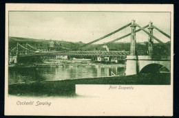 CPA - Carte Postale - Belgique - Cockerill - Seraing - Pont Suspendu (CP24556) - Seraing