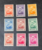 (T2) Mozambique 1938 Empire Issue Airmail Complete Set - MNH - Mosambik