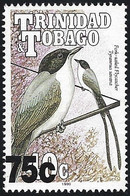 Trinidad & Tobago 1999 Bird Flycatcher 75c On 40c Overprint Mint Wmk SCA - Trinidad En Tobago (1962-...)
