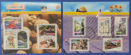 Deux Demi-Bloc N° 77 Et 125  Avec Oblitération Cachet à Date Philatélique De 2004/2008  TB - Oblitérés