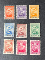 (T2) Cabo Verde Cape Verde 1938 Empire Issue Airmail Complete Set - MNH - Kaapverdische Eilanden