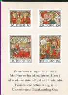 Norway 1975 Card With Imprinted Stamps  For Christmas   Maximum Card     Unused - Cartas & Documentos