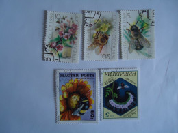 RUSSIA  BULGARIA  STAMPS LOT 5  BEES - Honeybees