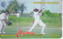 TARJETA DE LAS ISLAS CAYMAN DE CRICKET -   57CCIA - Kaimaninseln (Cayman I.)