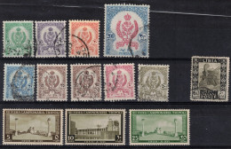 LIBYE              Différents Timbres Oblitérés   Entre 1913 Et 1955 - Libië