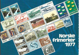 Norway 1977 Card With Imprinted Stamps Issued 1977    Unused - Cartas & Documentos