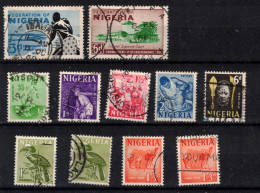 NIGERIA                Divers Timbres Oblitérés - Nigeria (...-1960)