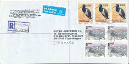 Namibia Registered Cover Sent To Denmark 28-4-1995 (from The Embassu Of Russia Windhoek) - Namibie (1990- ...)