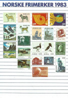 Norway 1983 Card With Imprinted Stamps Issued 1983    Unused - Briefe U. Dokumente