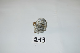C213 Bijou - Bague Décorée De Métal En Fusion - Pièce Unique - Ring